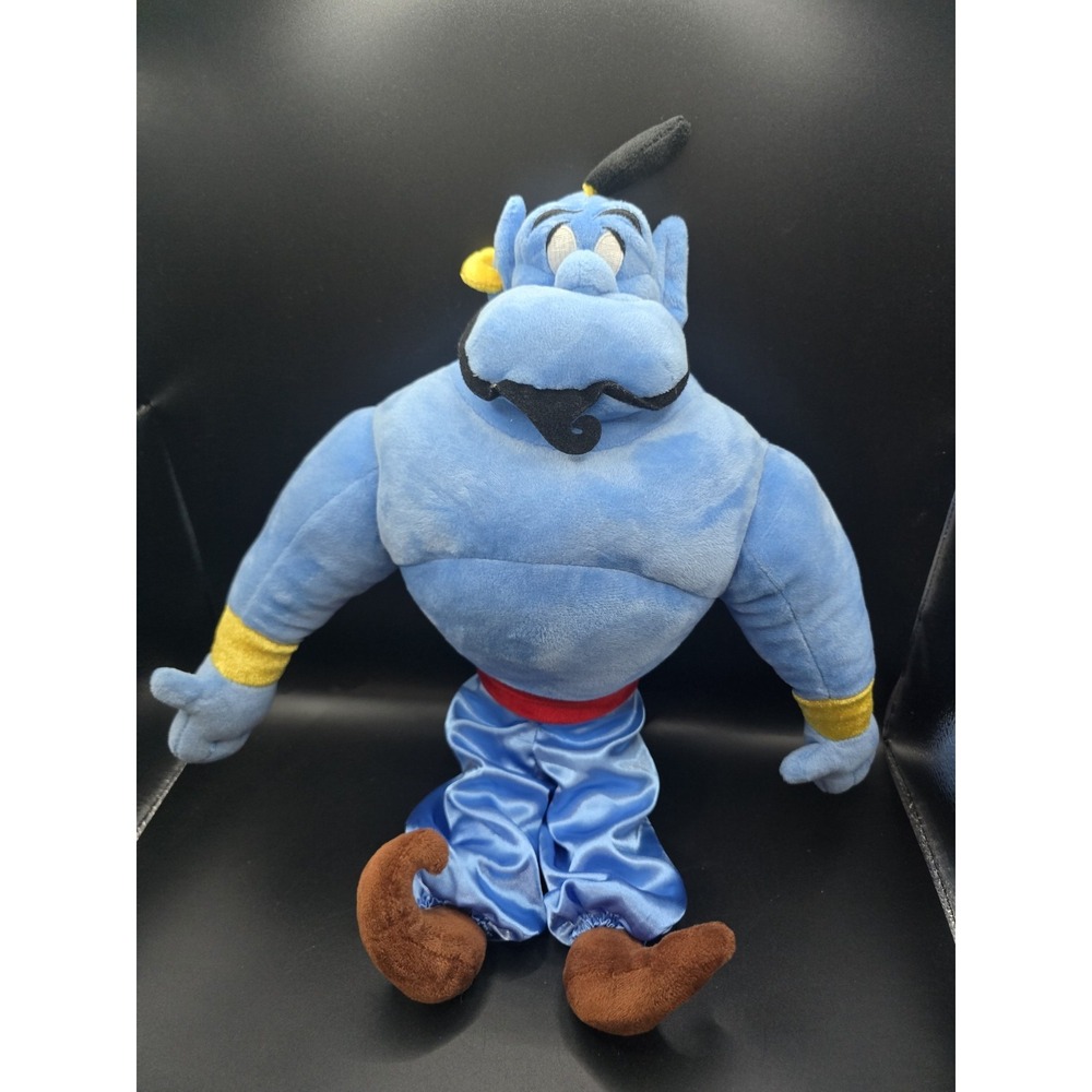Disney Store Large 18" Blue Genie Plush From Aladdin - Stuffed Toy Doll